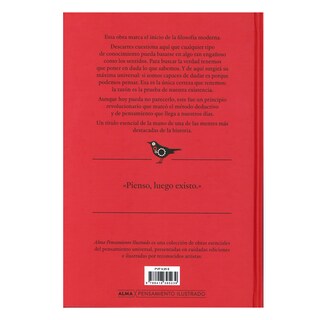 Foto 2 | Discurso Del Método Alma Pasta Dura Rojo