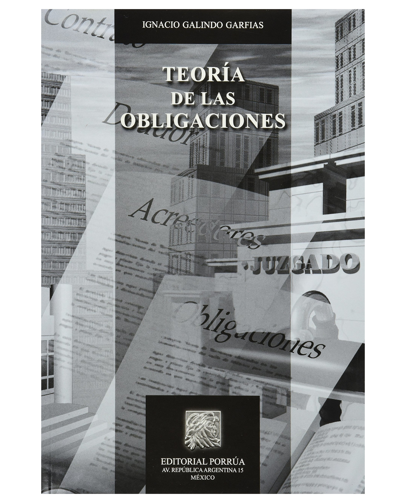 Foto 2 pulgar | Libro Teoría de las Obligaciones- Editorial Porrúa - Ignacio Galindo Garfias