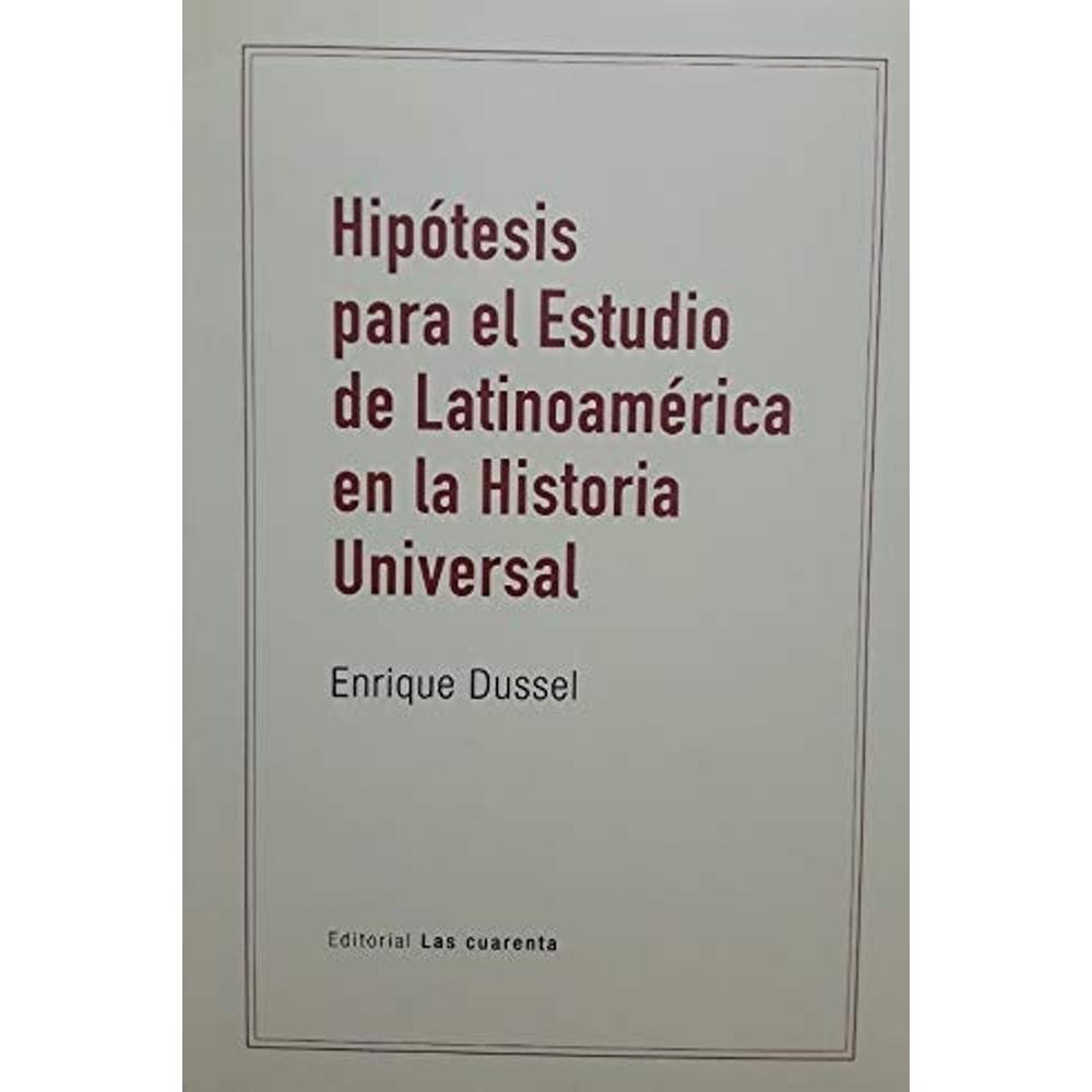 Foto 2 pulgar | Hipótesis Para El Estudio De Latinoamérica En La Historia Universal