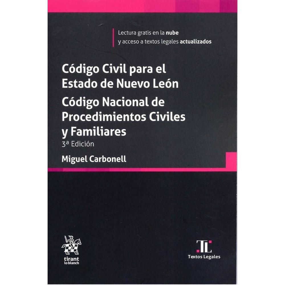Foto 2 pulgar | Código Civil Para El Estado De Nuevo León