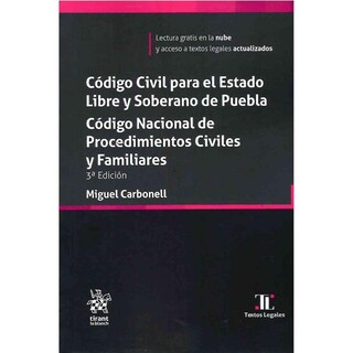 Foto 1 | Código Civil Para El Estado Libre Y Soberano De Puebla