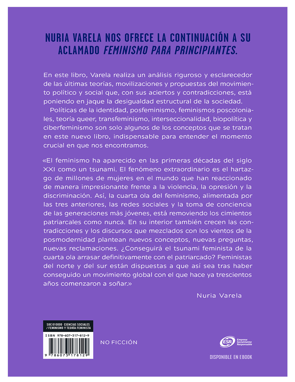 Foto 4 pulgar | Libro Feminismo 4.0 Editorial Bolsillo Autor  Nuria Varela