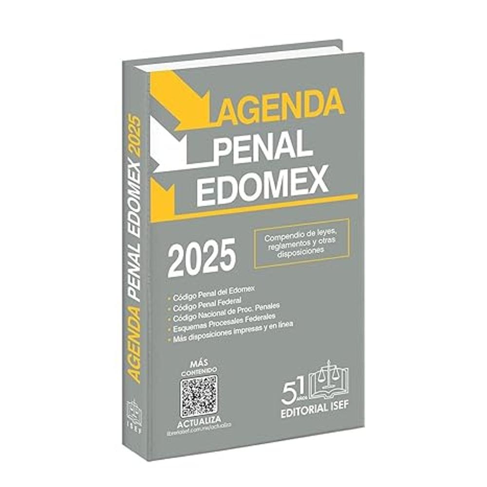 Foto 2 pulgar | Agenda Penal Del Estado De México 2025