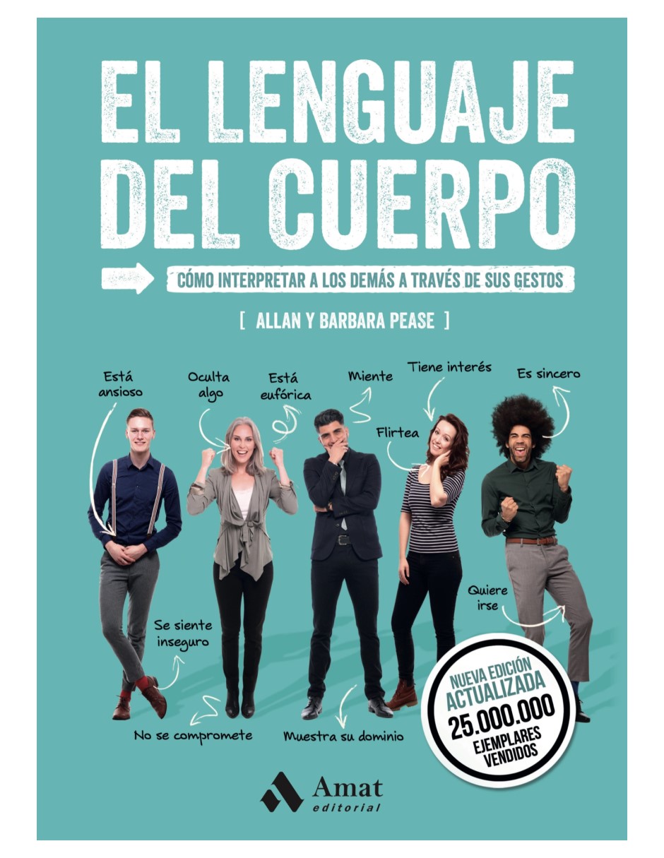 Foto 1 | El Lenguaje Del Cuerpo De Allan Pease/ Barbara Pease Amat Tapa Blanda