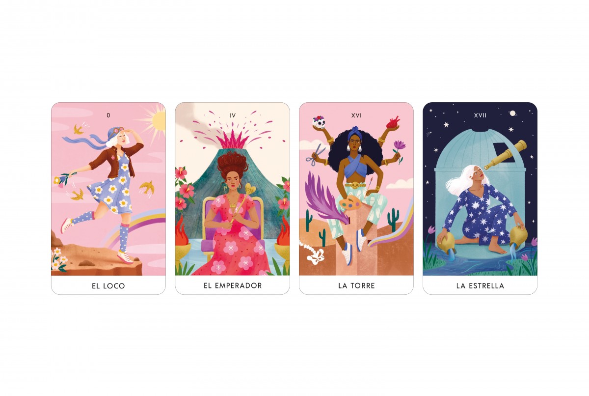 Foto 3 pulgar | El Tarot De Las Diosas Contemporaneas Cecilia Lattari Librero Pasta Dura