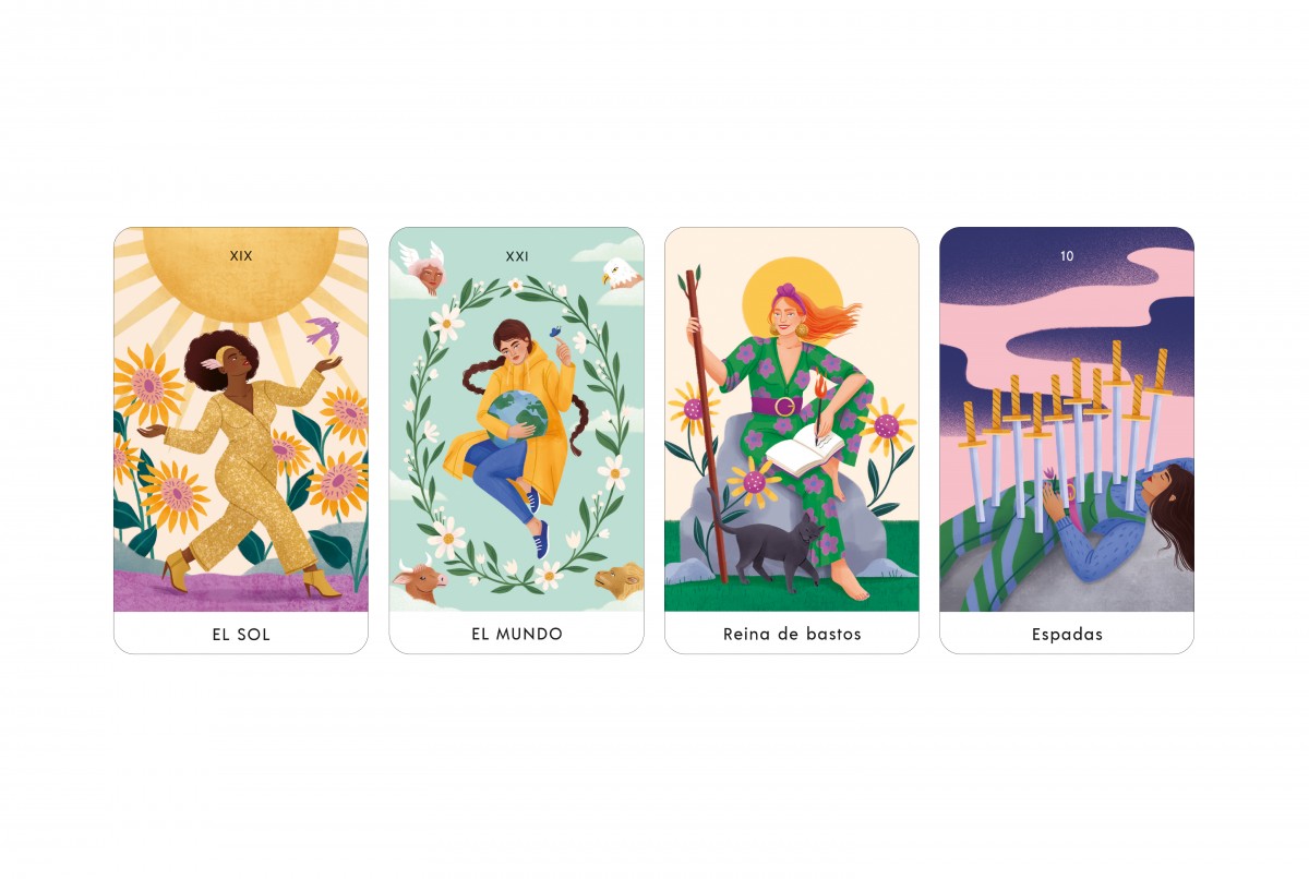 Foto 4 pulgar | El Tarot De Las Diosas Contemporaneas Cecilia Lattari Librero Pasta Dura
