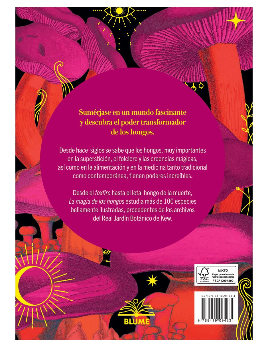 Foto 4 | Magia De Los Hongos Sandra Lawrence Blume Pasta Dura
