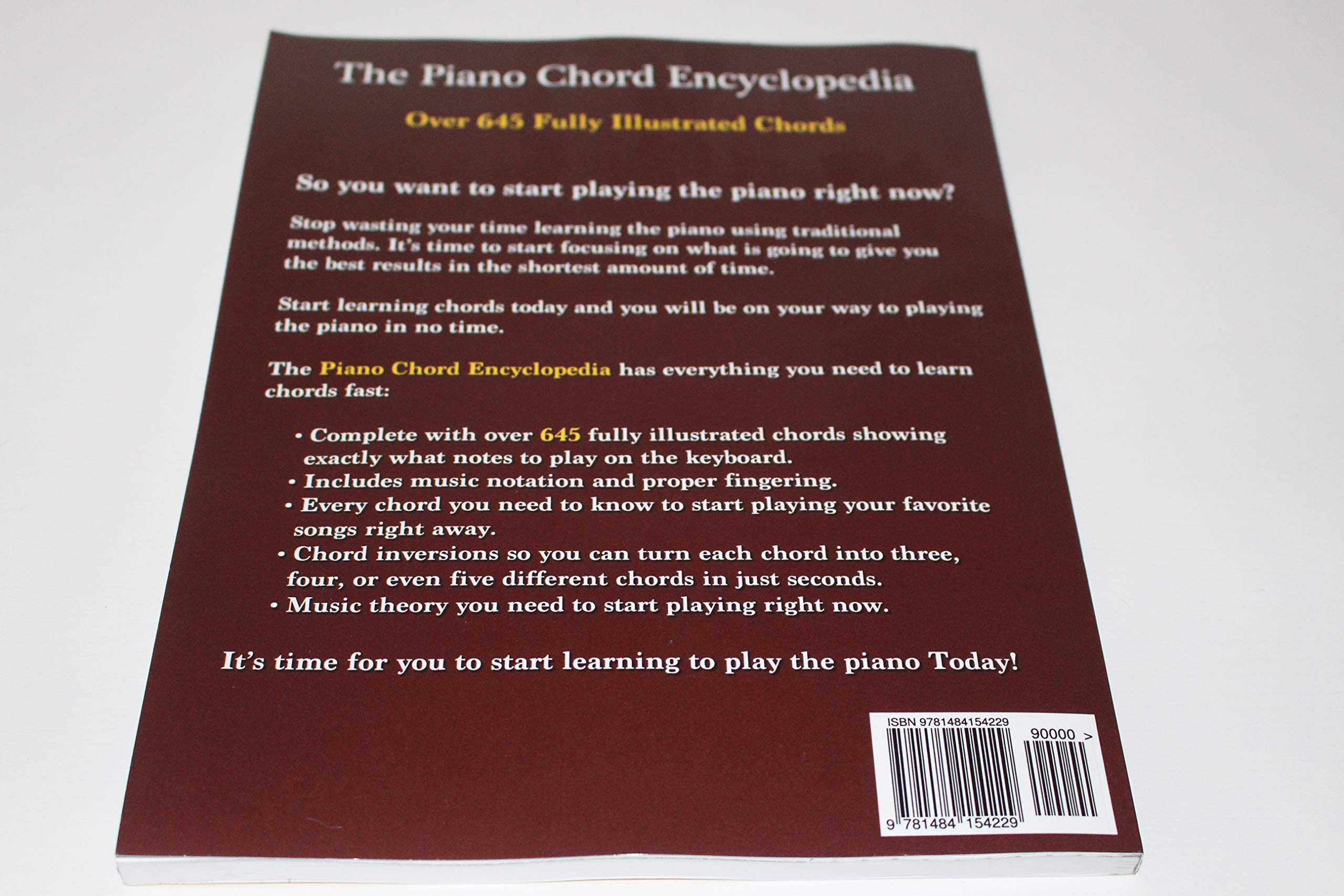 Foto 3 pulgar | Libro La Enciclopedia De Acordes Para Piano Con Más De 645 Acordes - Venta Internacional.