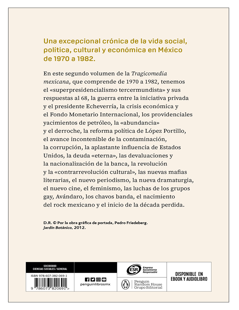 Foto 2 | Libro Tragicomedia 2: Una Obra Maestra De José Agustín  Editorial Debolsillo