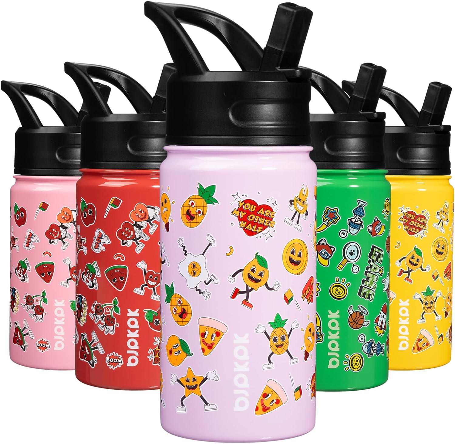Foto 5 pulgar | Botellas de Agua para Niños 15 Onzas con Tapa