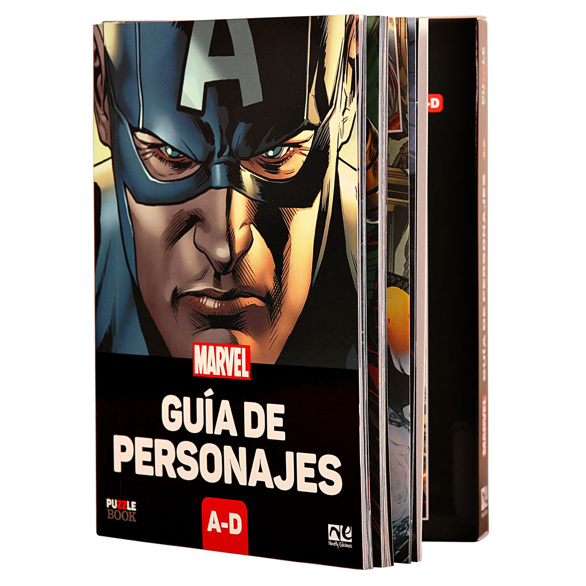 Guía de Personajes Marvel A/d más Rompecabezas - Novelty Multicolor $289