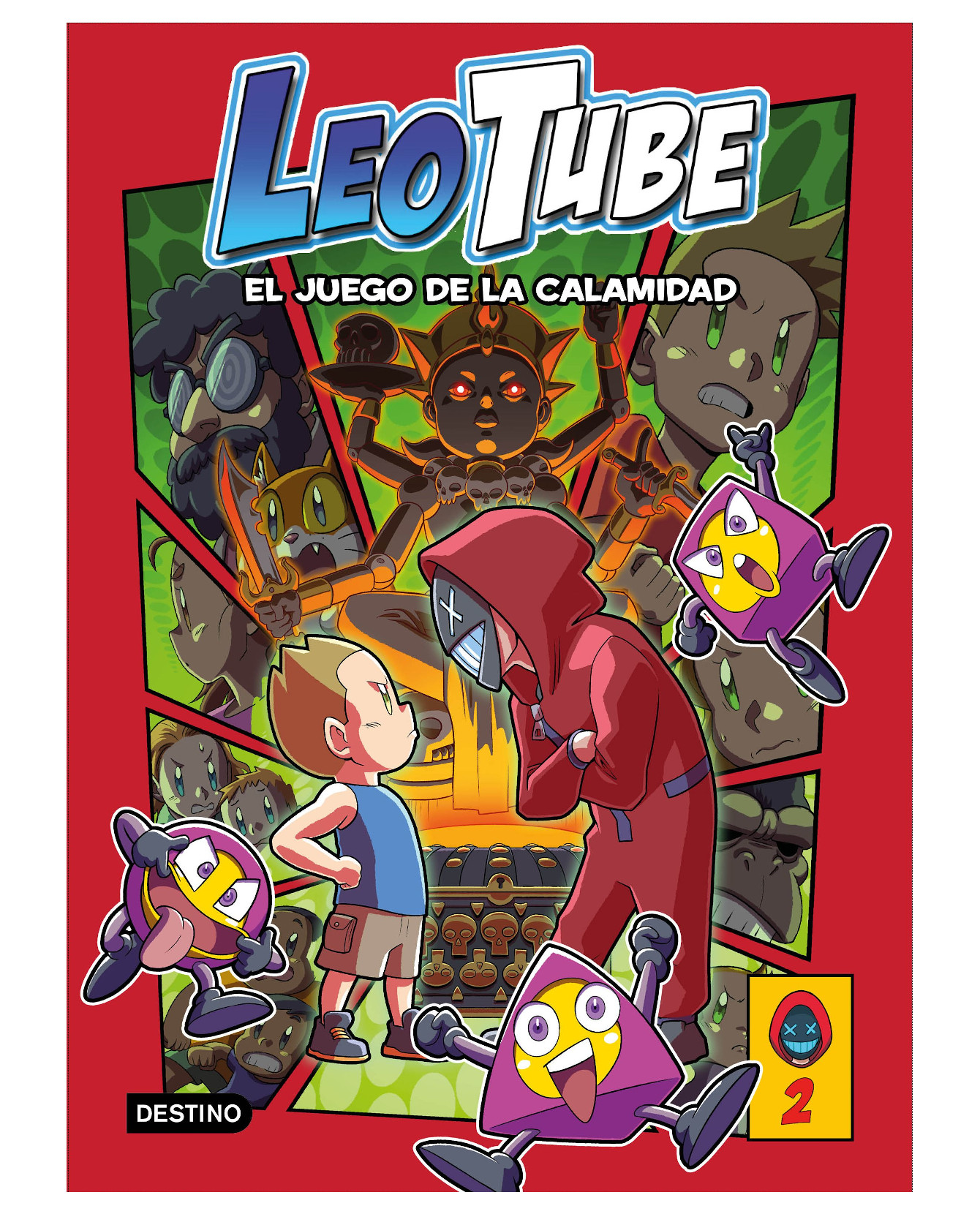 Cómic Leotube 2. Leotube y el Juego de la Calamidad- Destino Infantil & Juvenil - Leotube $368