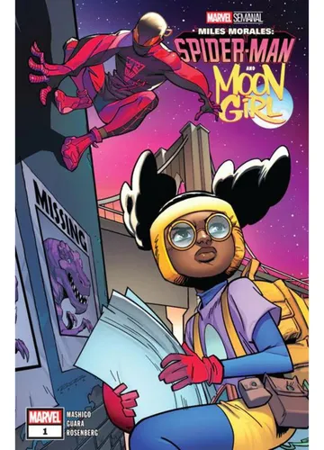Foto 2 pulgar | Comic Miles Morales Spider-man And Moon Girl