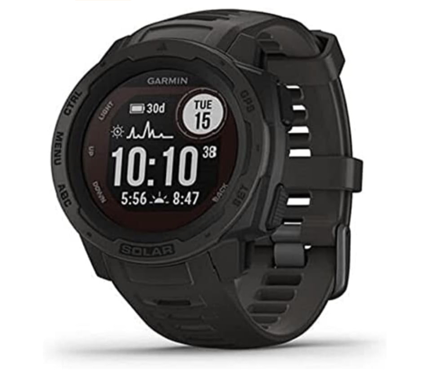 Garmin Instinct Solar, Reloj Inteligente Resistente Para Exteriores Con Capacidad De Carga Solar Funbu