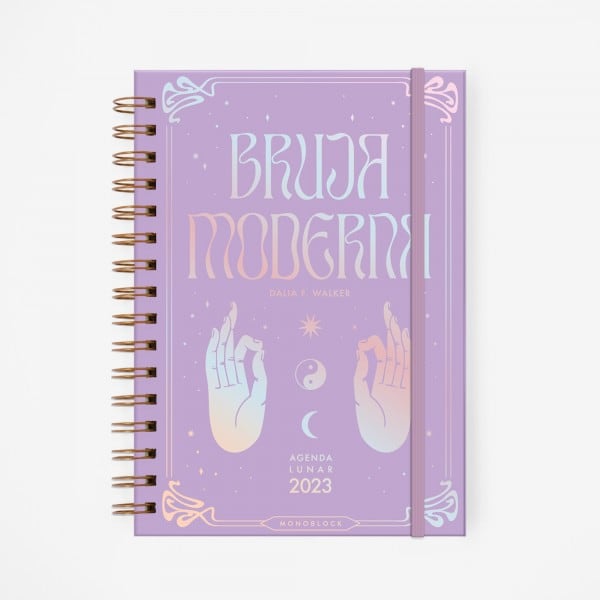 Agenda 2023 diseño Bruja Moderna Fungi color Púrpura $899
