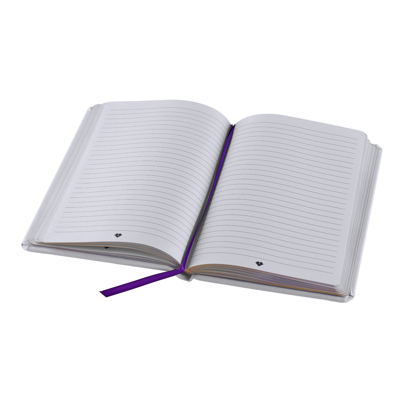 Foto 4 pulgar | Libreta de Notas LuckyLy NS01-K color Blanco de Piel Vegana - Letra K