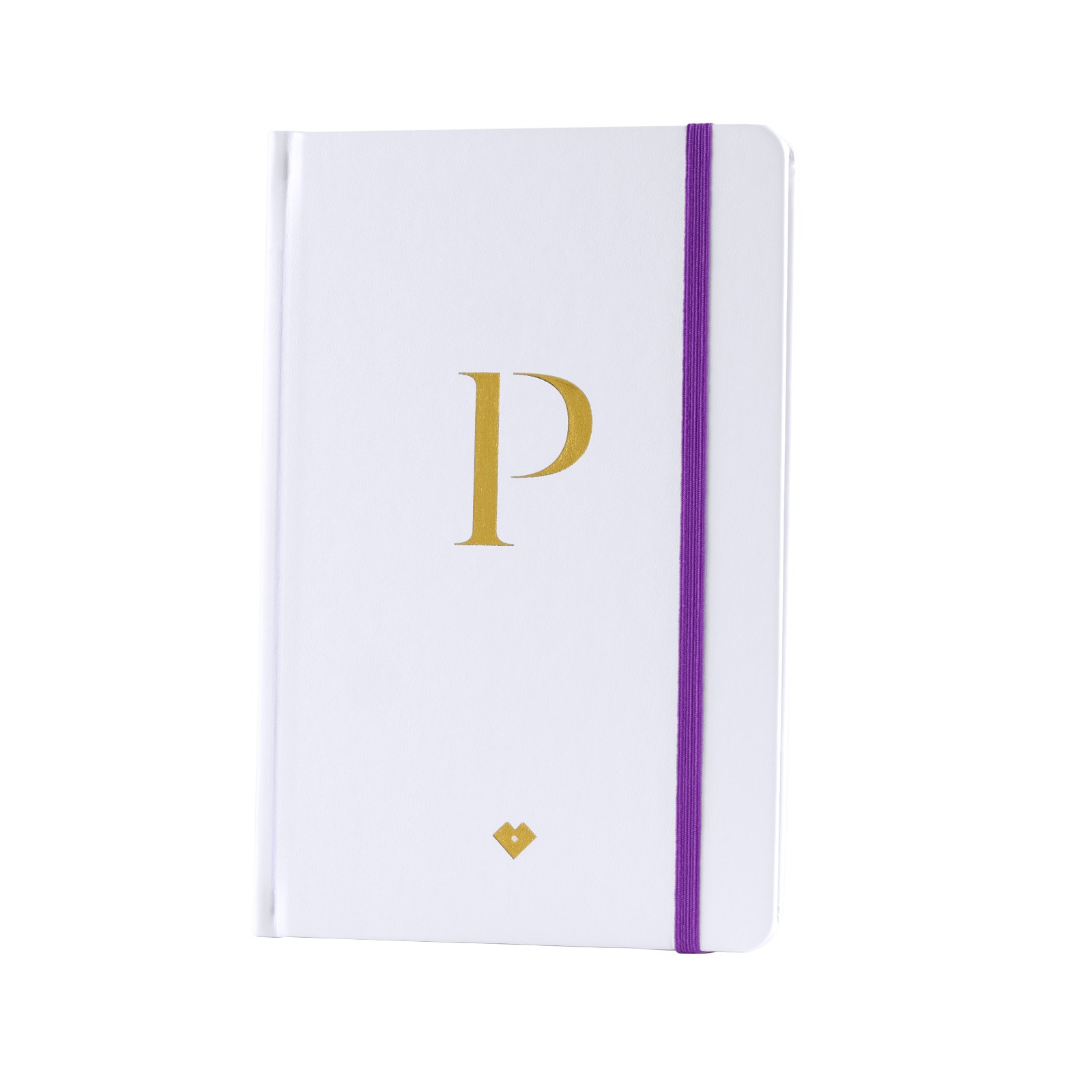 Libreta de Notas LuckyLy NS01-P color Blanco de Piel Vegana - Letra P $339