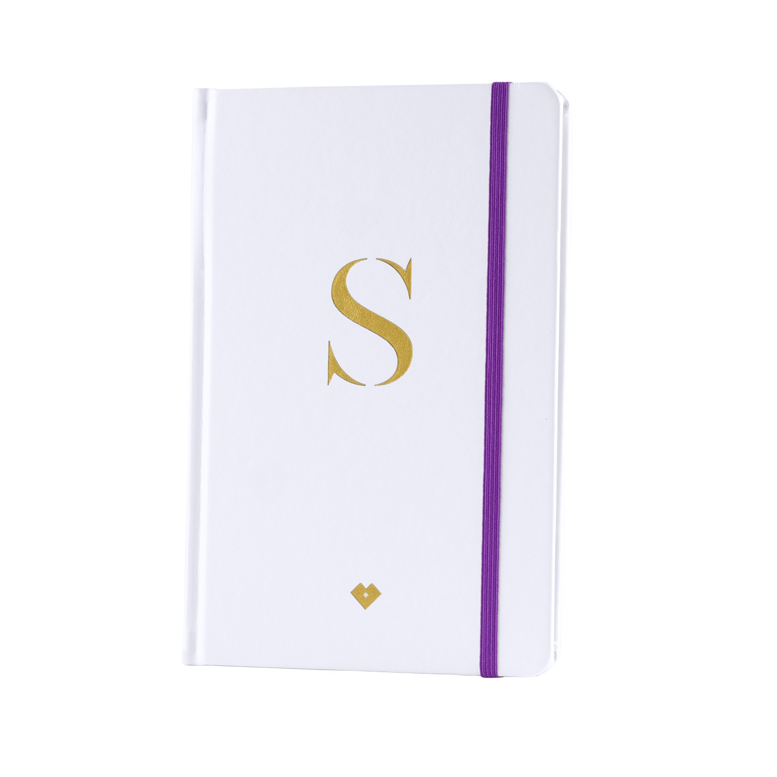 Libreta de Notas LuckyLy NS01-S color Blanco de Piel Vegana - Letra S $339