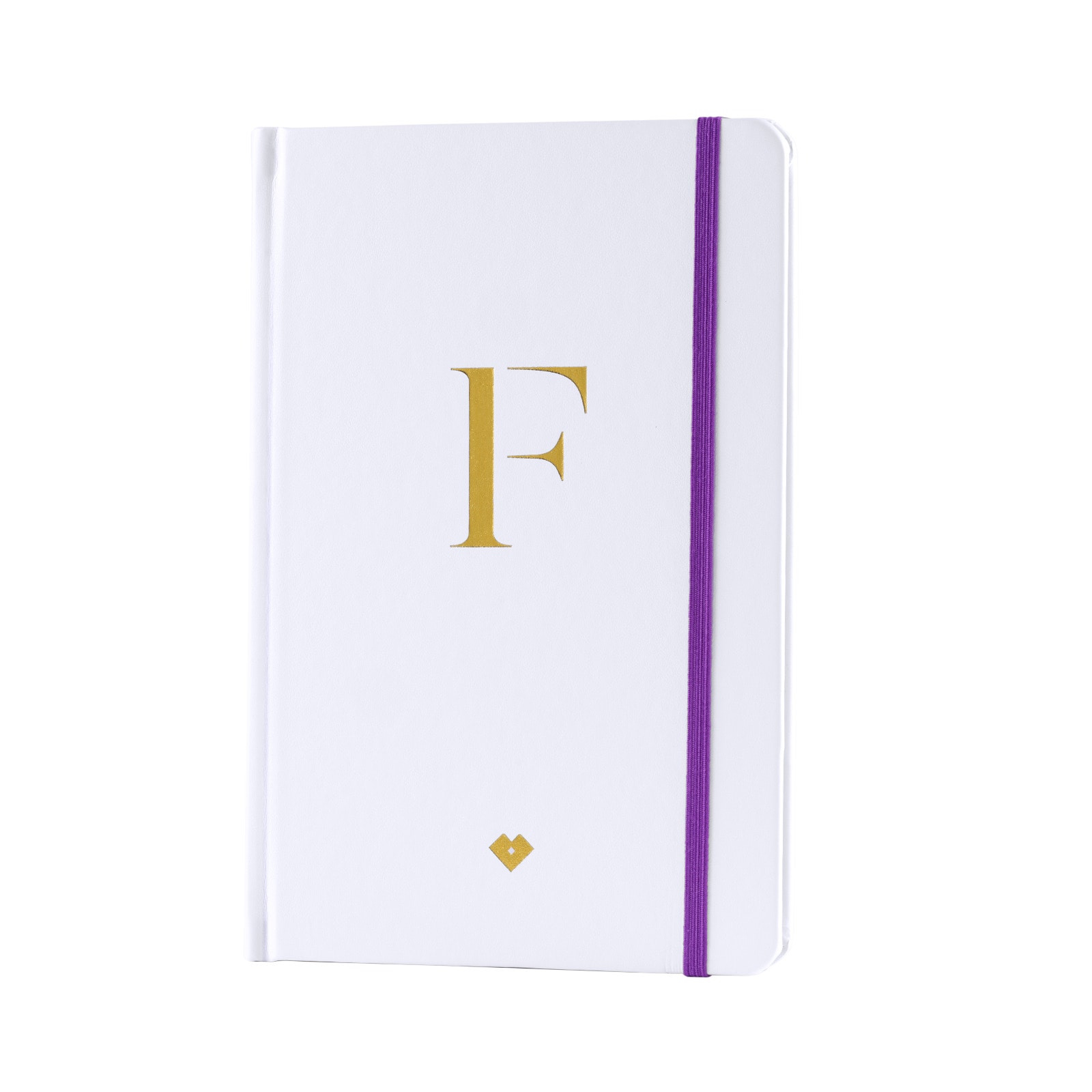 Libreta de Notas Luckyly Notebook Pasta Dura de Piel Vegana Letra F $339