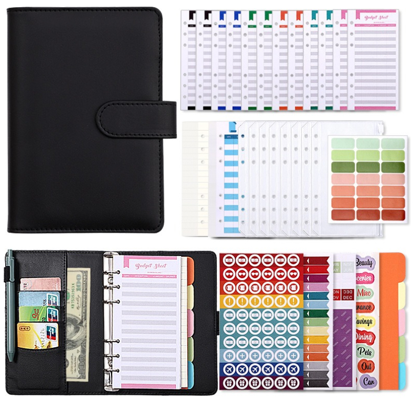 Agenda Funbu color Negro con Cremallera