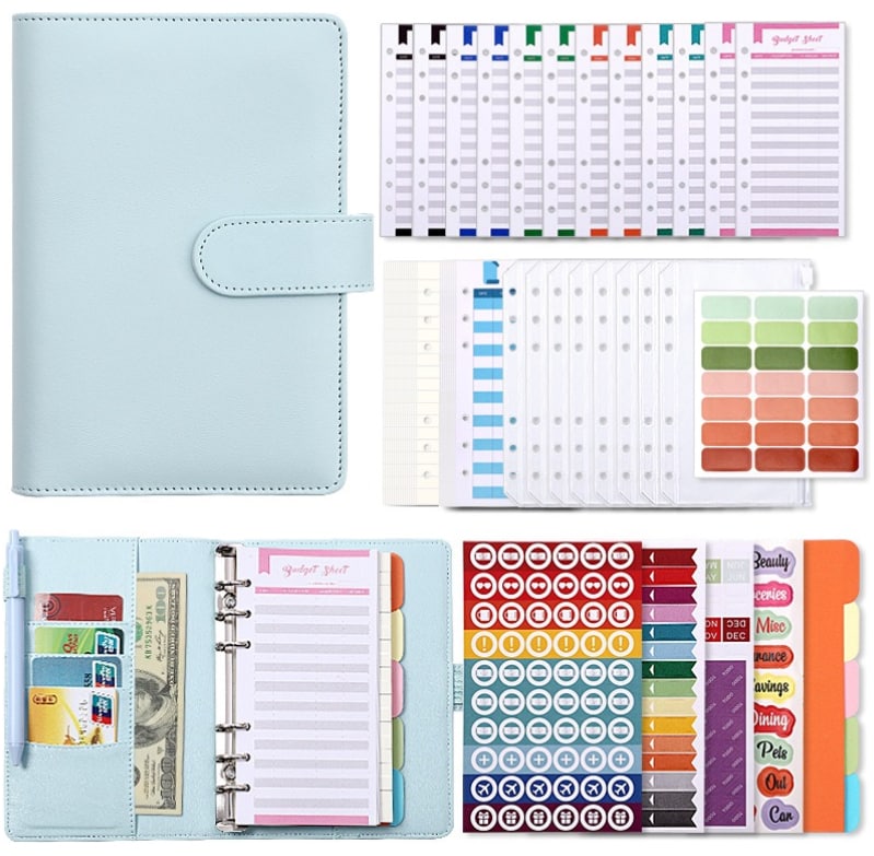 Agenda Funbu color Azul con Cremallera $446