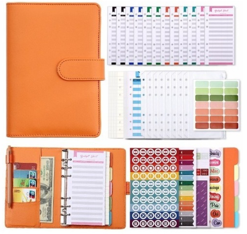 Agenda Funbu color Naranja con Cremallera