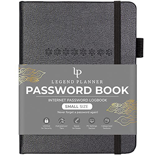Foto 3 pulgar | Venta Internacional- Agenda de Contraseñas Legend Planner con Pestañas