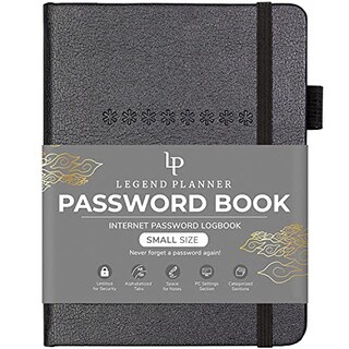 Foto 2 | Venta Internacional- Agenda de Contraseñas Legend Planner con Pestañas