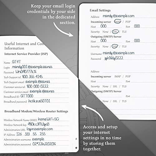 Foto 6 pulgar | Venta Internacional- Agenda de Contraseñas Legend Planner con Pestañas