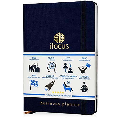 Venta Internacional-Cuaderno Planificador Ifocus color Azul