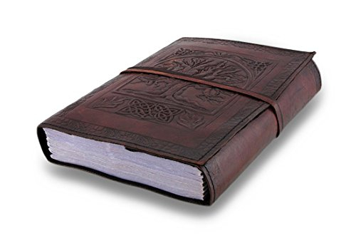 Foto 4 pulgar | Venta Internacional- Diario Hecho Mano de Cuero con Relieve Árbol Grande