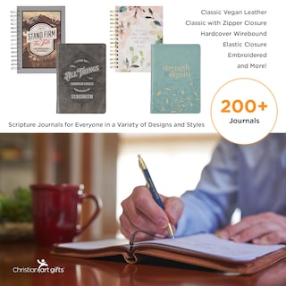 Foto 5 | Journal Christian Art Gifts De Piel Sintética Clásica Con Estampado Floral Rosa - Venta Internacional.
