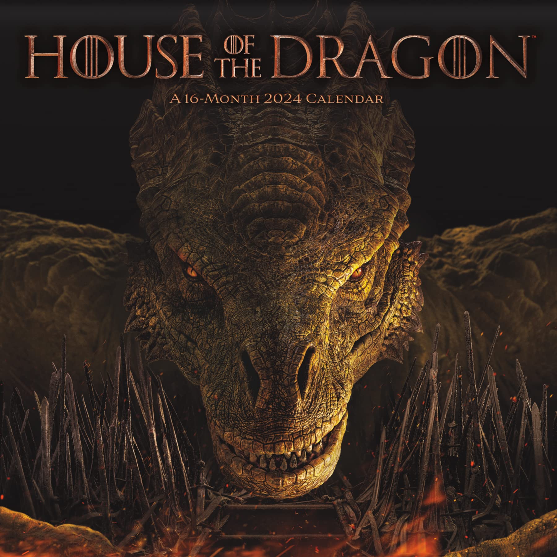 Calendario De Pared Trends International House Of The Dragon 2024 - Venta Internacional.