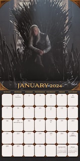 Foto 2 | Calendario De Pared Trends International House Of The Dragon 2024 - Venta Internacional.