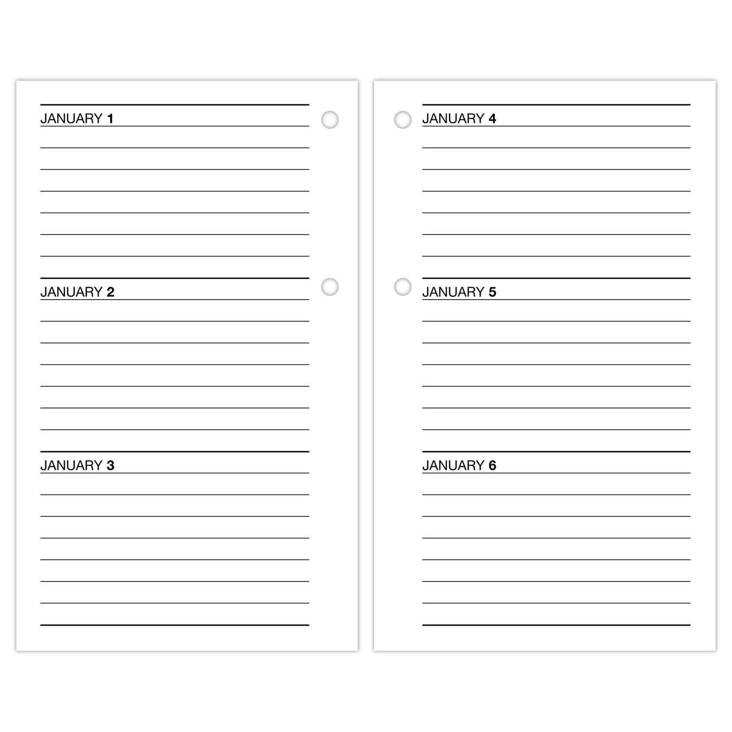 Foto 5 pulgar | Recarga De Calendario De Escritorio At-a-glance 2025 Para Uso Diario, 9 X 15 Cm, Hojas Sueltas - Venta Internacional.