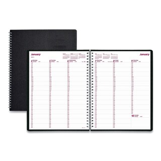 Foto 1 | Planificador Semanal Brownline 2024 Duraflex 12 Meses Negro - Venta Internacional.