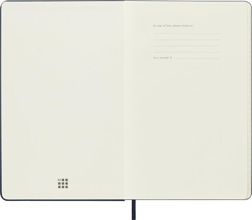Foto 3 | Agenda Moleskine Classic 2025 Semanal Negra - Venta Internacional
