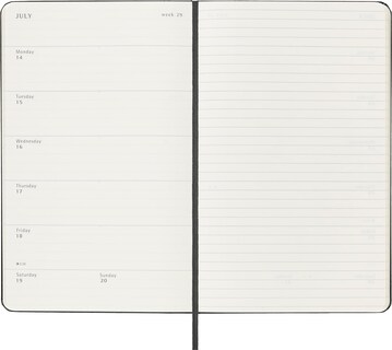 Foto 4 | Agenda Moleskine Classic 2025 Semanal Negra - Venta Internacional