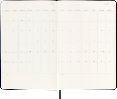 Foto 5 | Agenda Moleskine Classic 2025 Semanal Negra - Venta Internacional