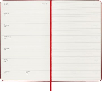 Foto 4 | Agenda 2025 Moleskine Roja-Venta Internacional