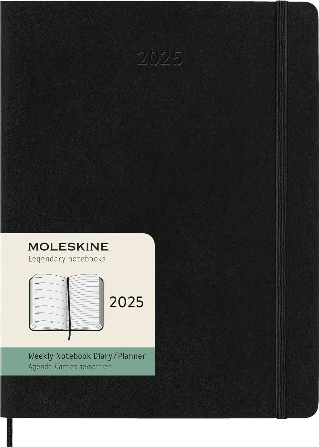 Foto 2 pulgar | Agenda 2025 Moleskine Negra-Venta Internacional
