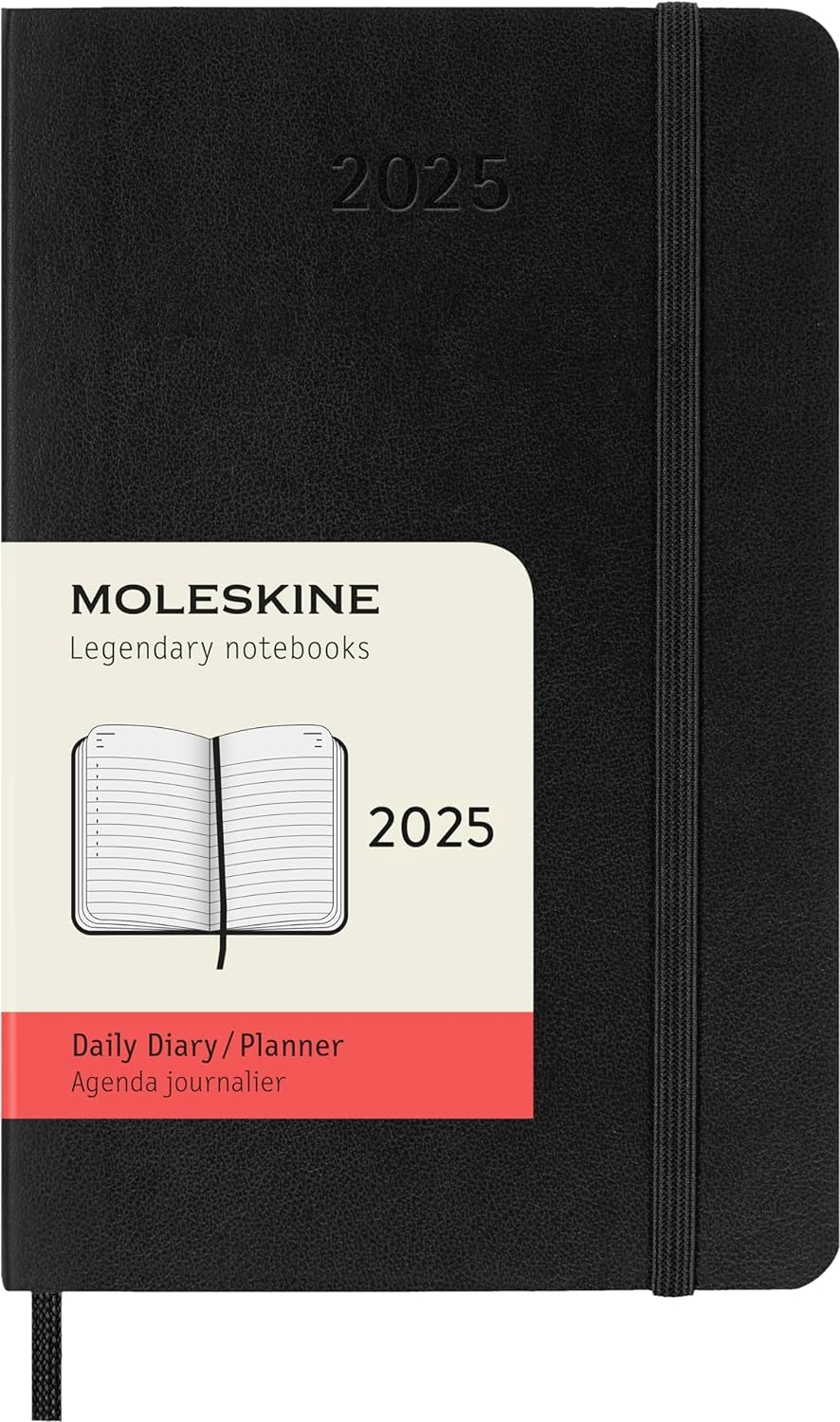 Agenda 2025 Moleskine Negra-Venta Internacional $831