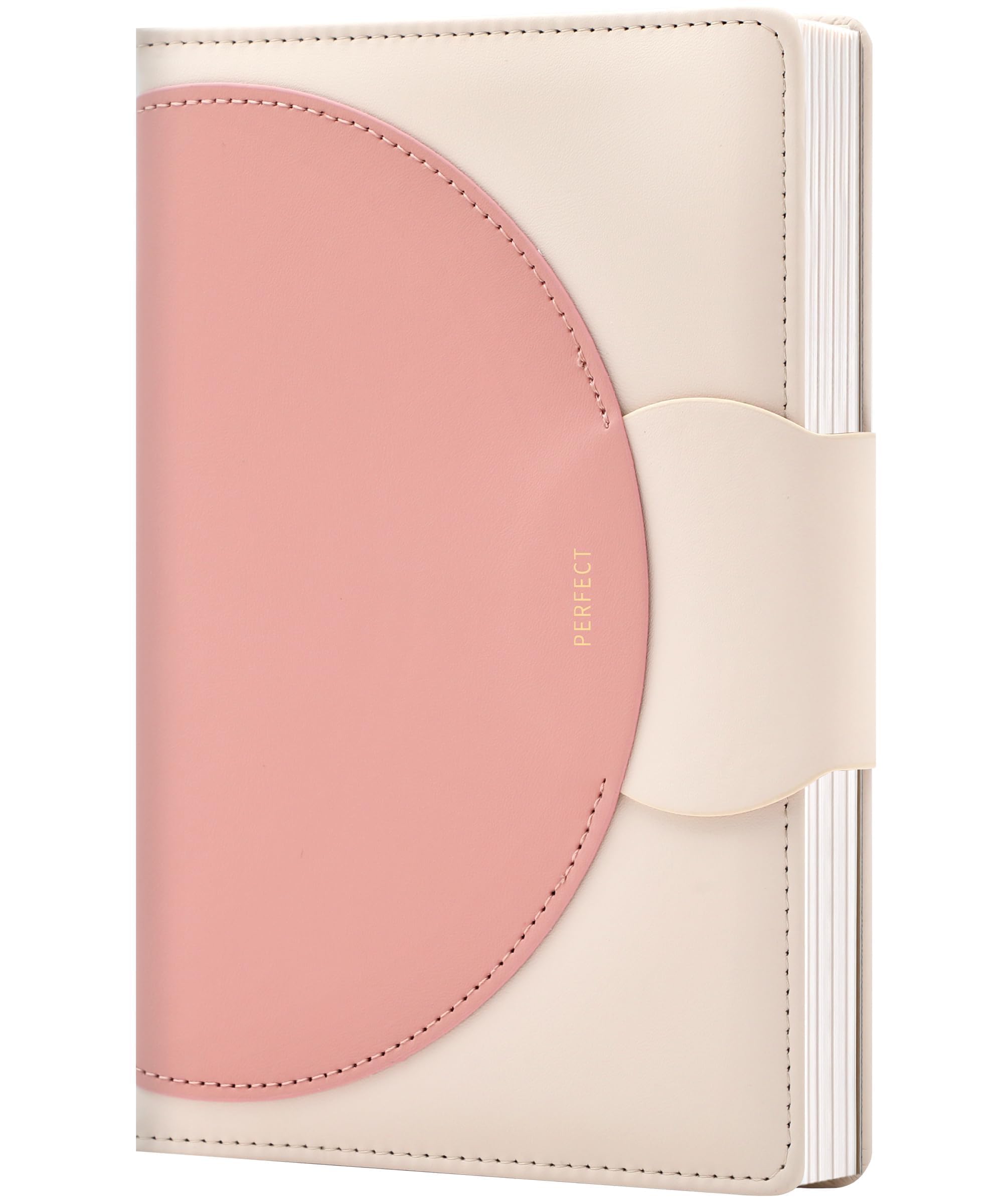 Foto 1 | Journal Cagie - Cuero Forrado Para Mujer (100 G/m², 15 X 21 Cm), Color Rosa - Venta Internacional.