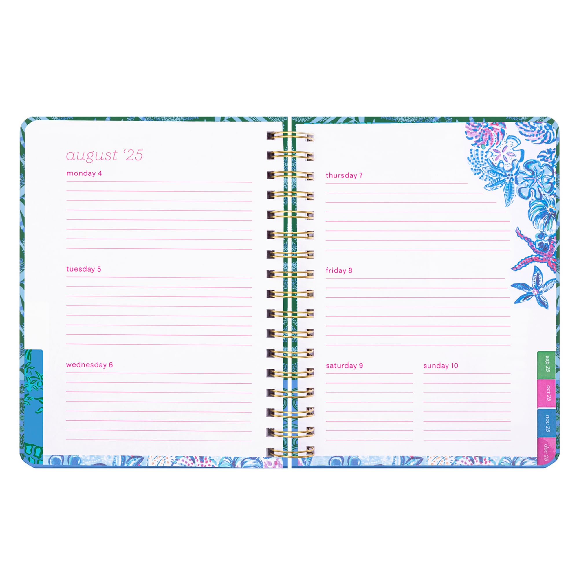 Foto 2 | Planificador Lilly Pulitzer Large Daily De Enero A Diciembre De 2025 - Venta Internacional.
