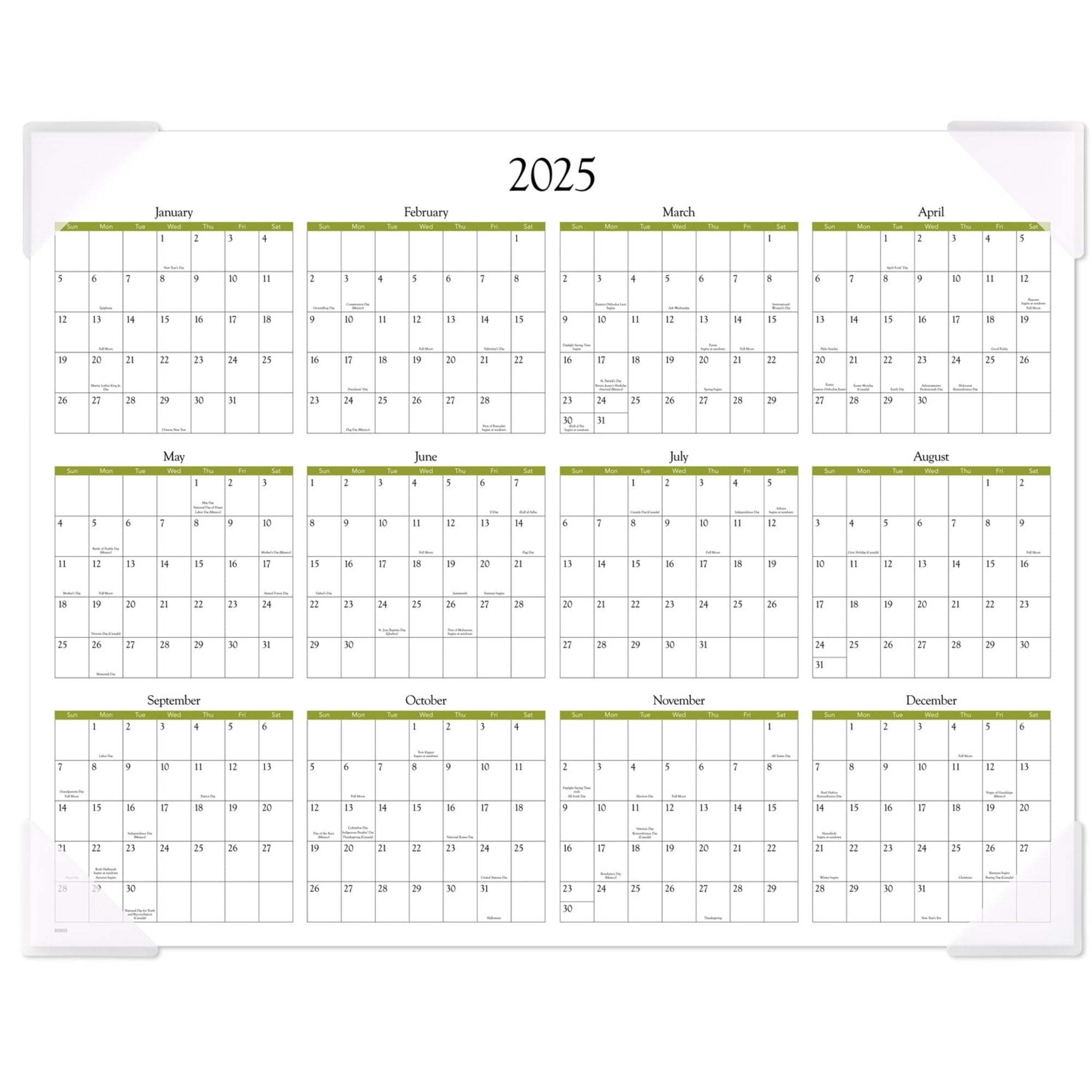 Foto 7 pulgar | Calendario De Escritorio De Un Vistazo Panoramic Seascape 2025 - Venta Internacional.