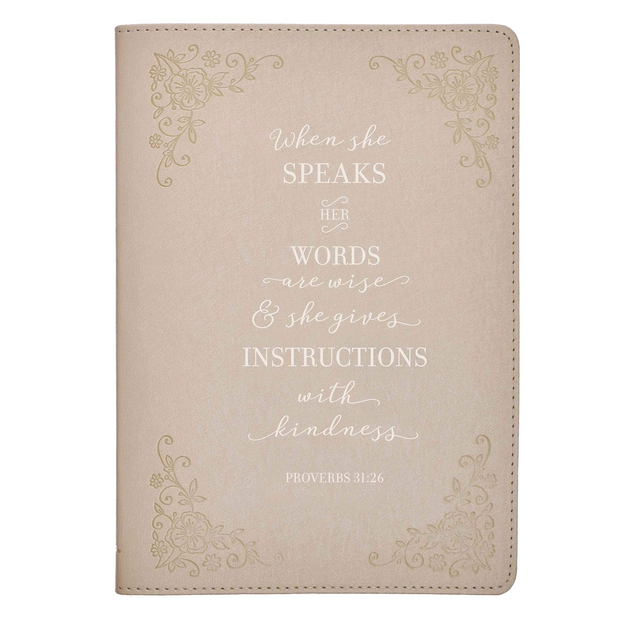Diario Christian Art Gifts When She Speaks (proverbios 31) - Venta Internacional. $746