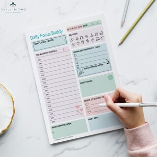 Foto 2 | Bloc De Notas Daily Ritmo Daily Focus Buddy Adhd Para Mujer, 21 X 28 Cm - Venta Internacional.