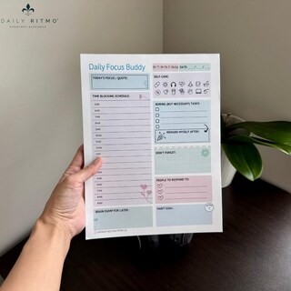 Foto 3 | Bloc De Notas Daily Ritmo Daily Focus Buddy Adhd Para Mujer, 21 X 28 Cm - Venta Internacional.