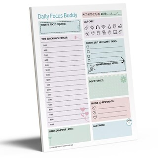 Foto 6 | Bloc De Notas Daily Ritmo Daily Focus Buddy Adhd Para Mujer, 21 X 28 Cm - Venta Internacional.
