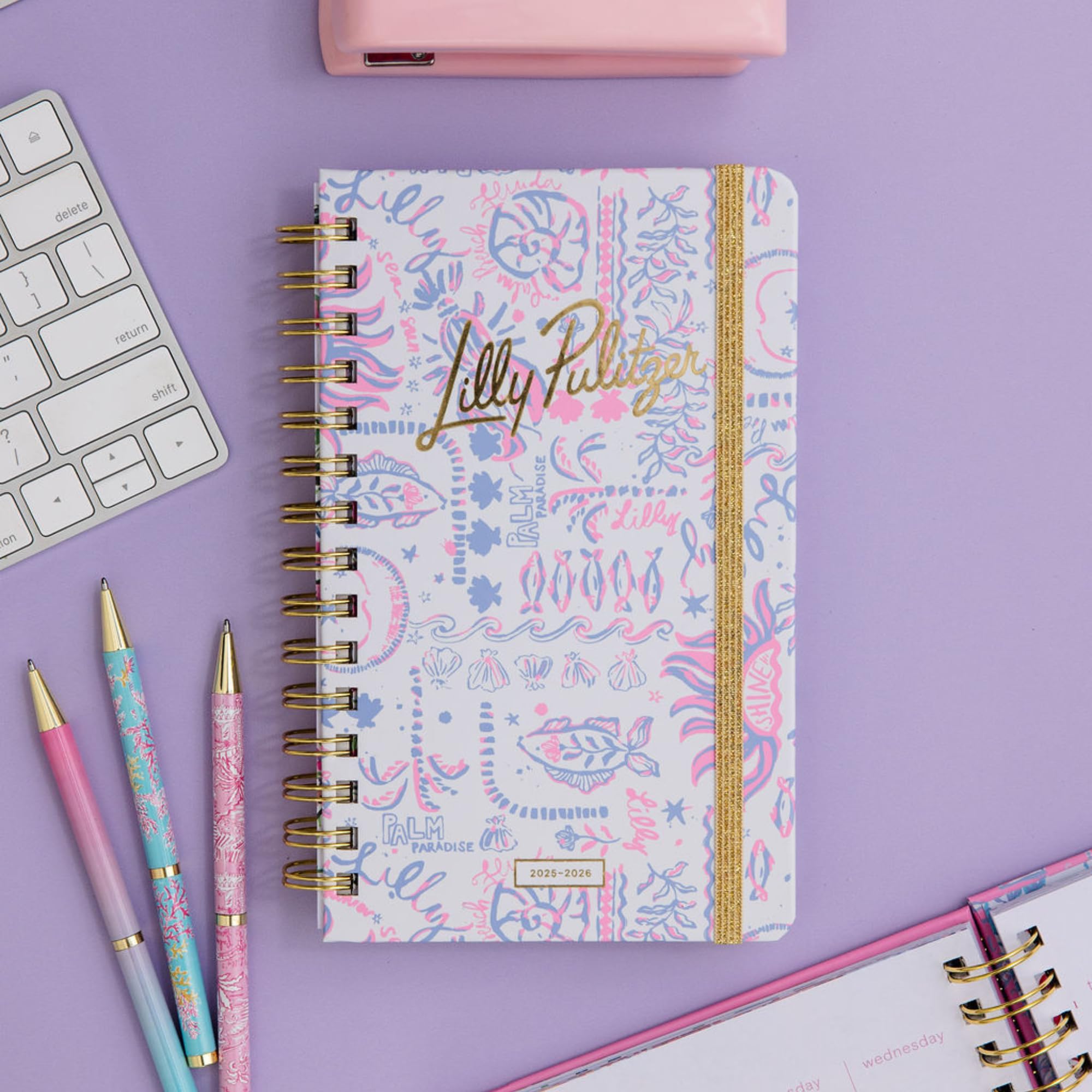 Foto 7 | Planificadora Lilly Pulitzer Medium De Agosto De 2025 A Diciembre De 2026 - Venta Internacional.